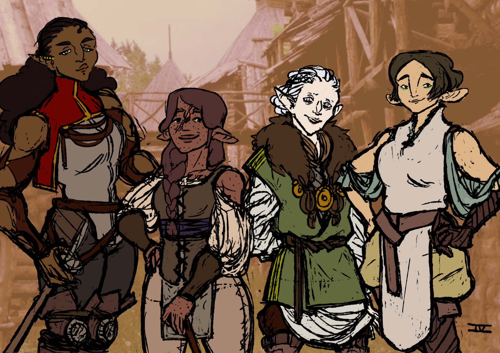 My Elven old Lady group